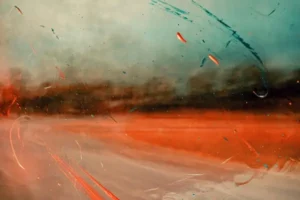 An abstract representation of a road