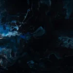 an abstract black and blue image