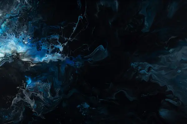 an abstract black and blue image