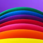 An abstract rainbow