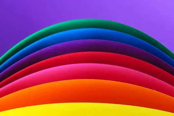 An abstract rainbow