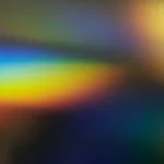 Abstract and highly blurred lens flare effect