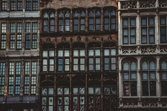 A building in antwerp which looks like a medievil guild building