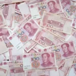 Banknotes featuring chairman Mao