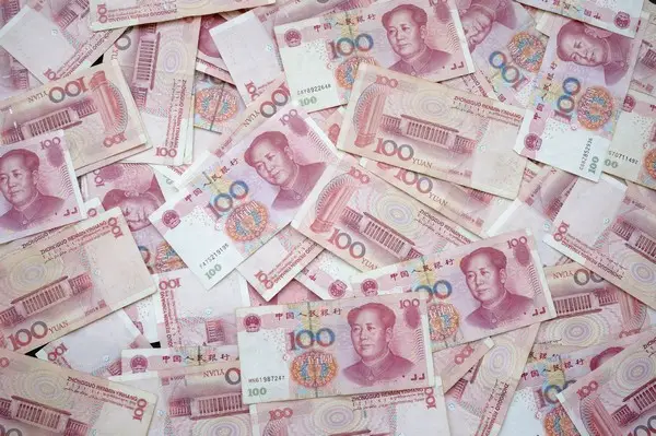 Banknotes featuring chairman Mao