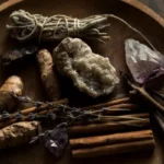 A bowl of sorcery ingredients