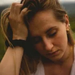 A woman looking forlorn