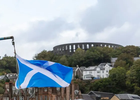 The Flag of Scotland