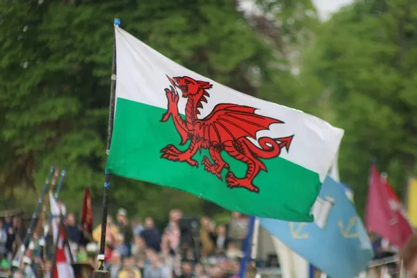 The welsh flag
