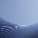 abstract art in shades of light blue